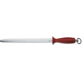 Точилка для ножей Victorinox 7.8623 из нержавеющей стали, рукоять из нейлона красного цвета, 30 см